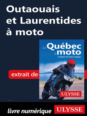 cover image of Outaouais et Laurentides à moto